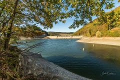 Diemelsee-Niedrigwasser im Herbst 2019