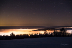 Nebelmeer unter Sternenhimmel 1