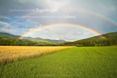 Die Hoffnung ist ein Regenbogen...