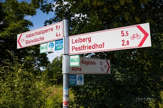 Radweg-Schilder