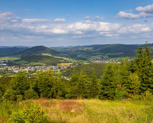 Blick vom Beerenberg auf Schmallenberg